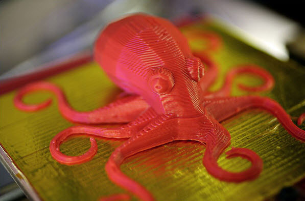 3D Plastic Octopus